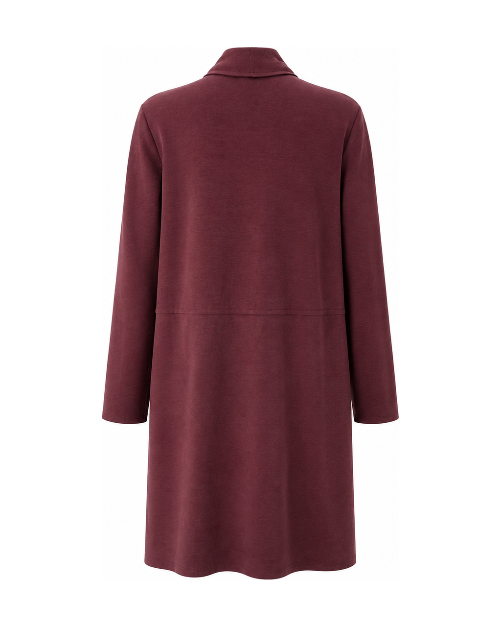 Langer Cardigan mit Schalkragen