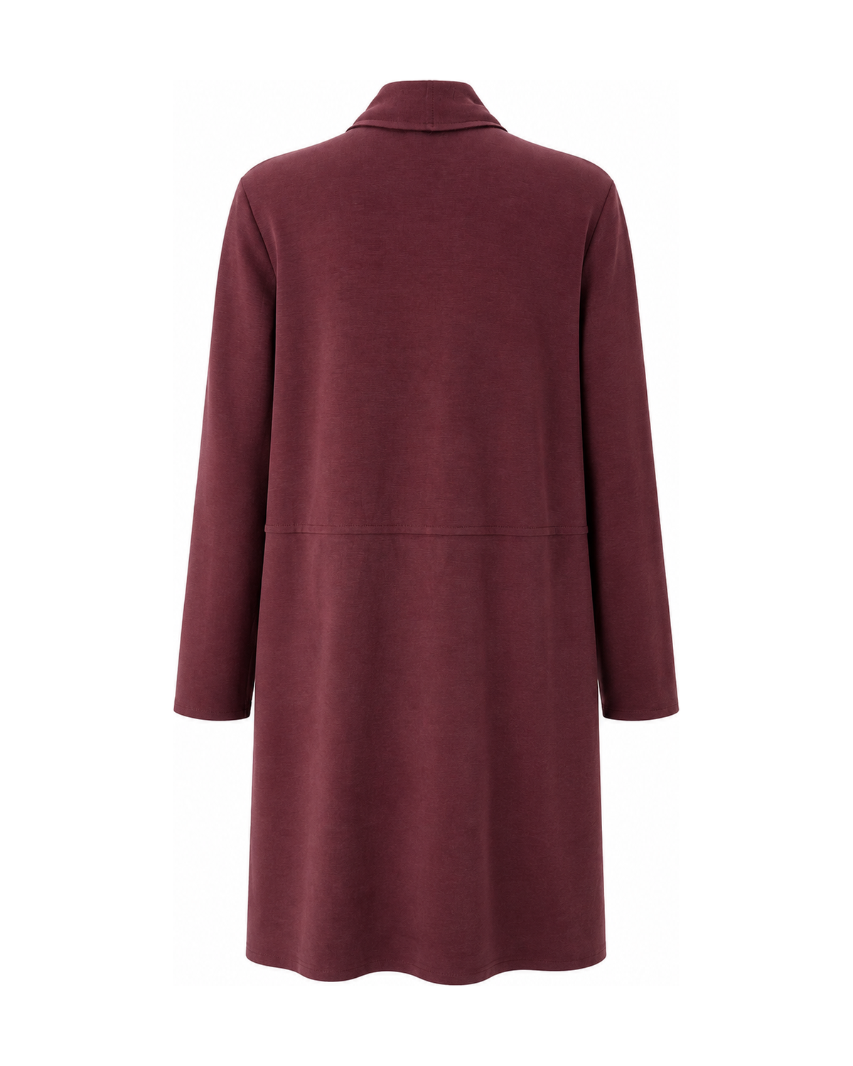Langer Cardigan mit Schalkragen