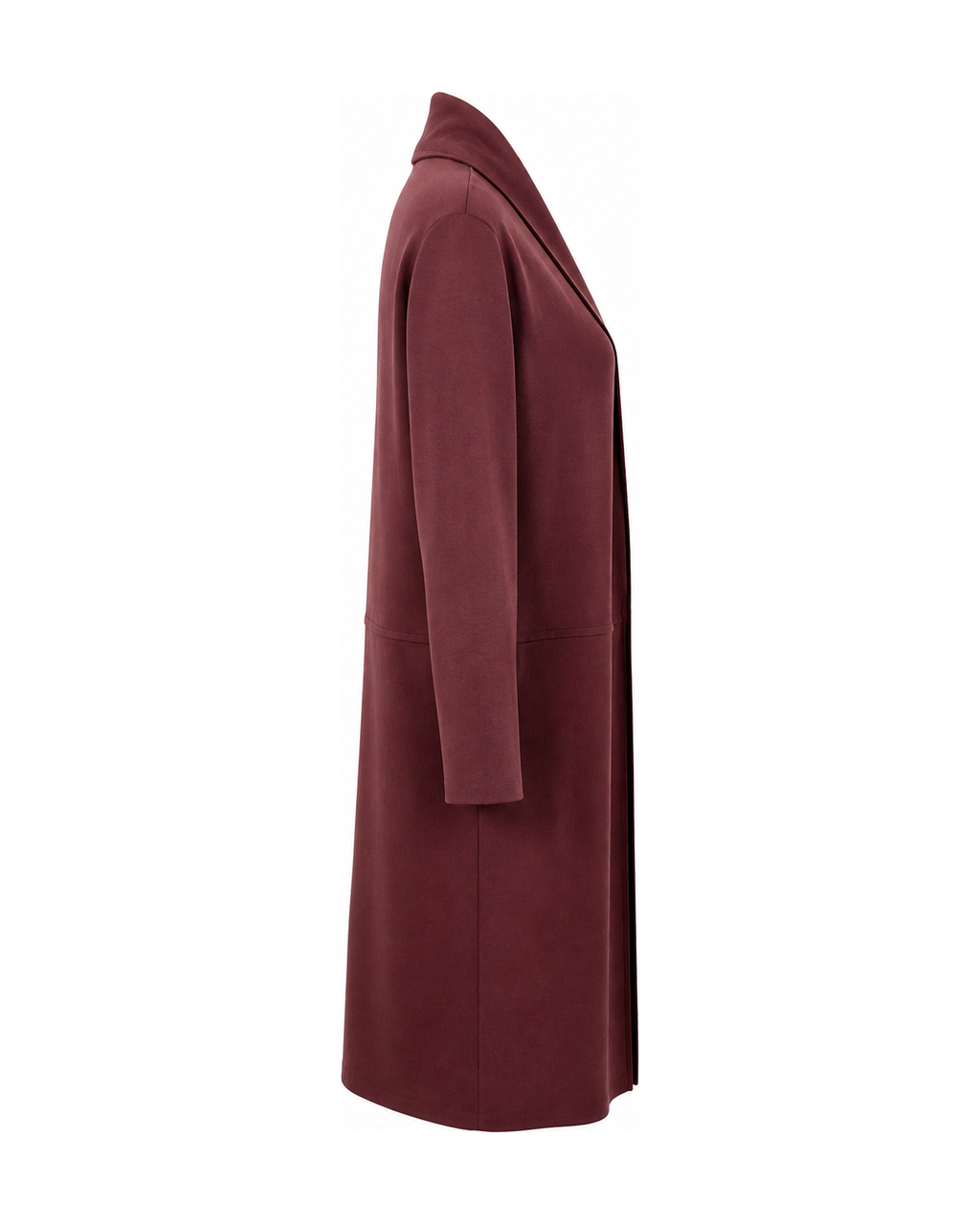 Langer Cardigan mit Schalkragen